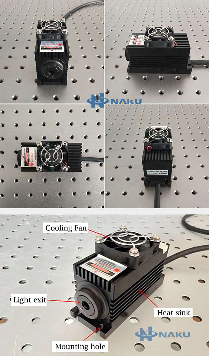 457nm blue semiconductor laser